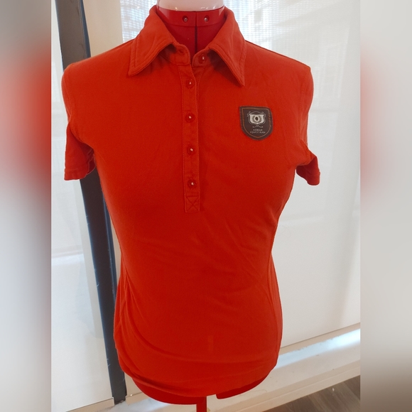 Asmar Equestrian orange polo size small - Picture 2 of 2